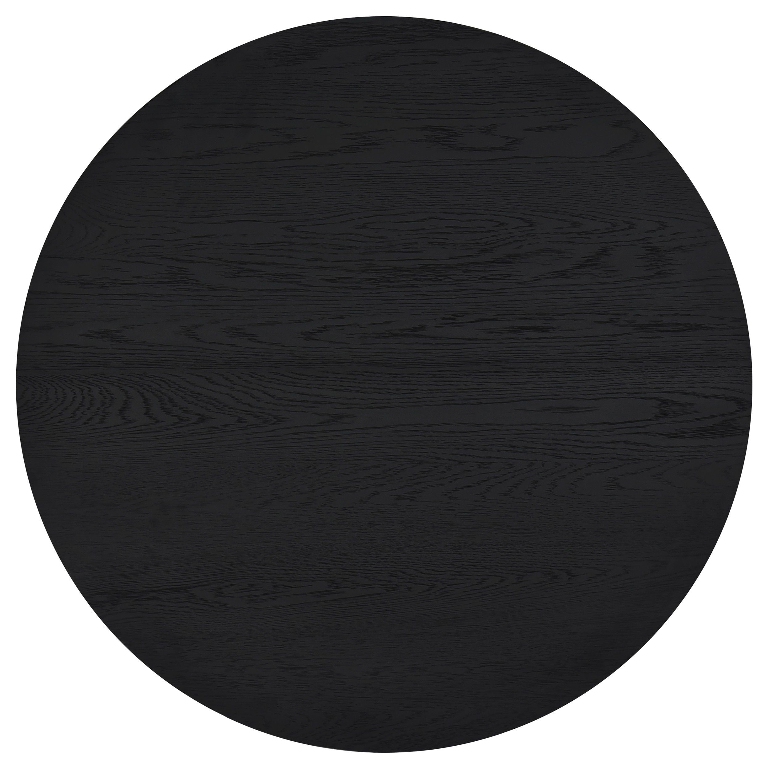 Sweeney 2-piece Round Wood Occasional Nesting Table Set Black — view 6
