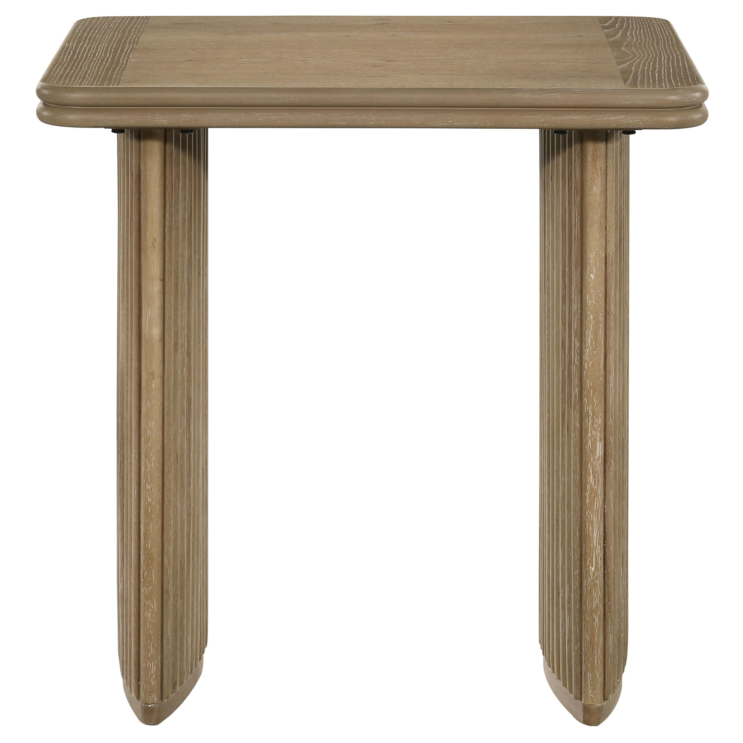 Adina 3-piece Wood Coffee Table Set Distressed Light Brown — view 4