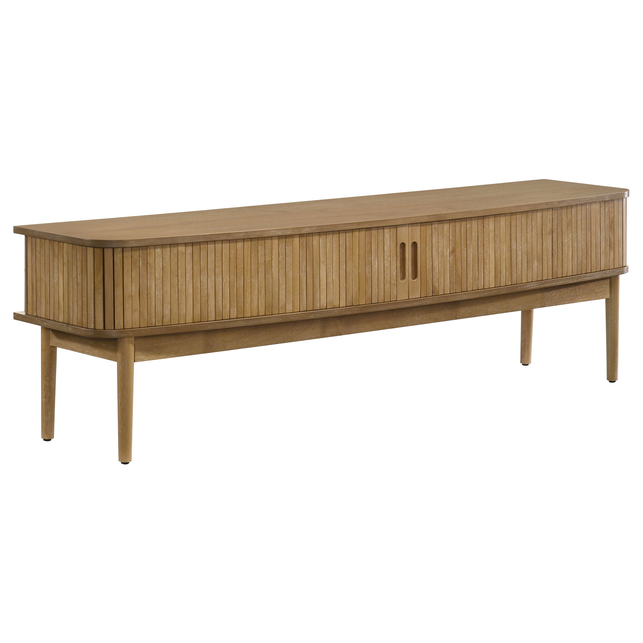 Croyden 71-inch TV Stand Media Console Weathered Natural — view 1