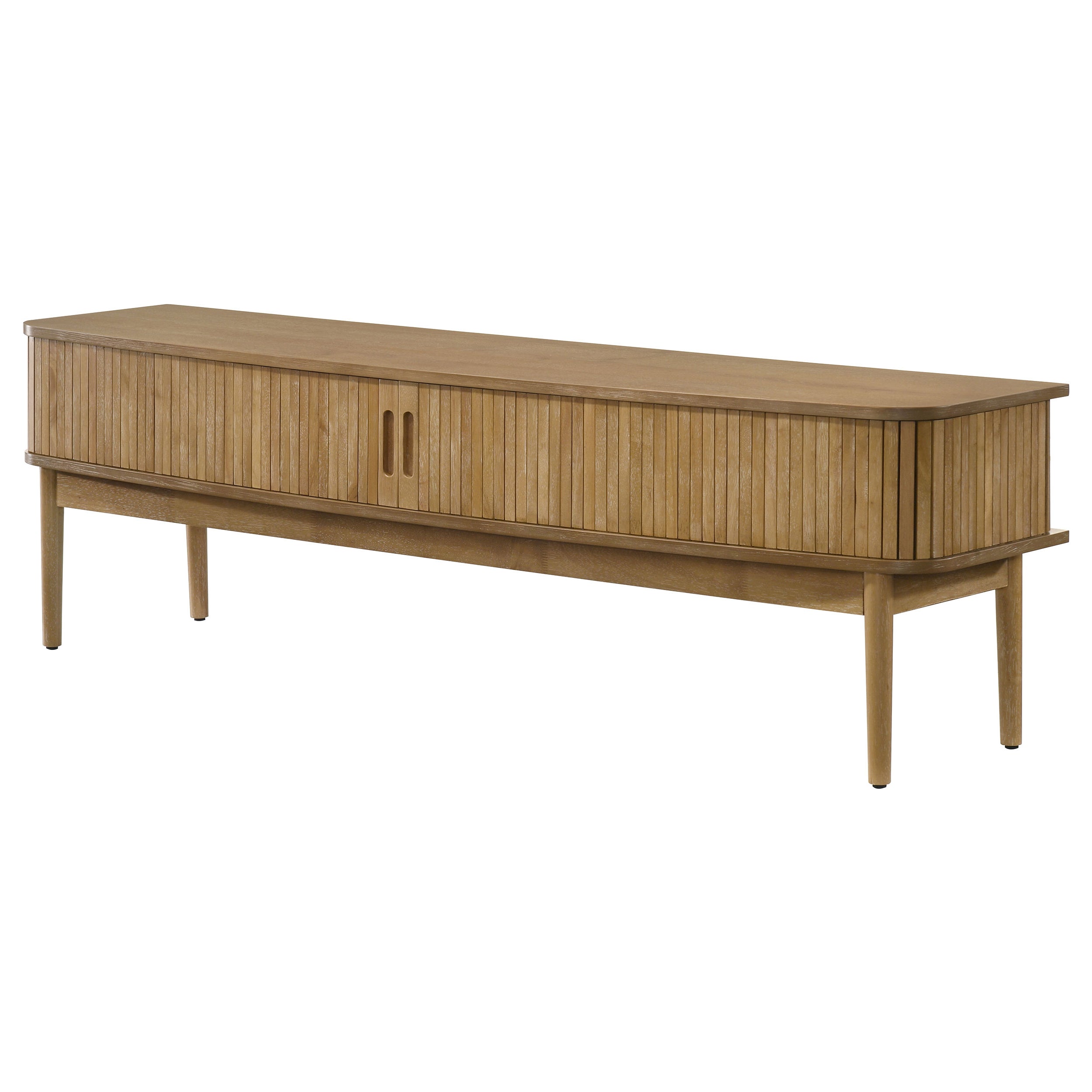 Croyden 71-inch TV Stand Media Console Weathered Natural — view 5