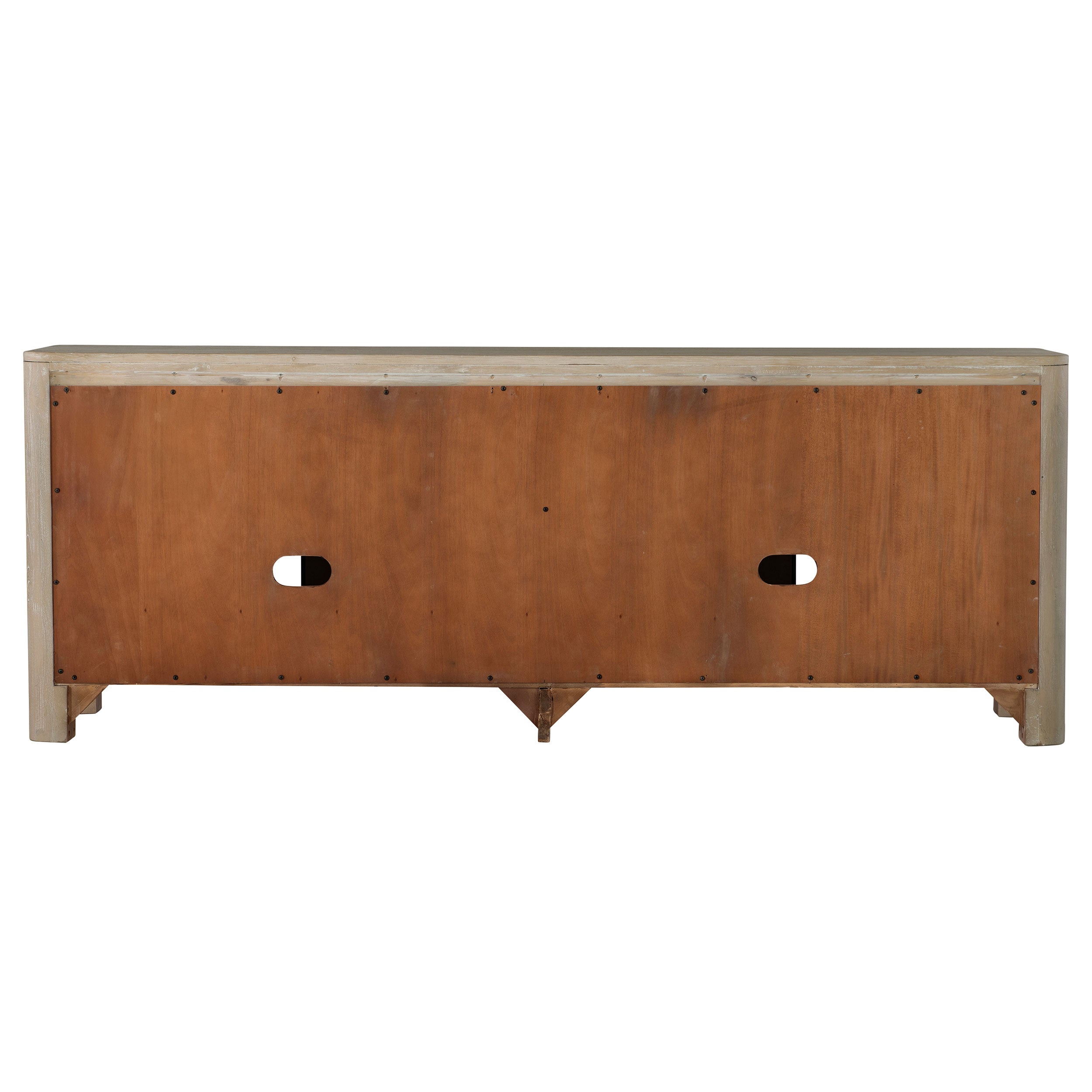 Solano 71-inch 2-door TV Stand Media Console Weathered Mango — view 9