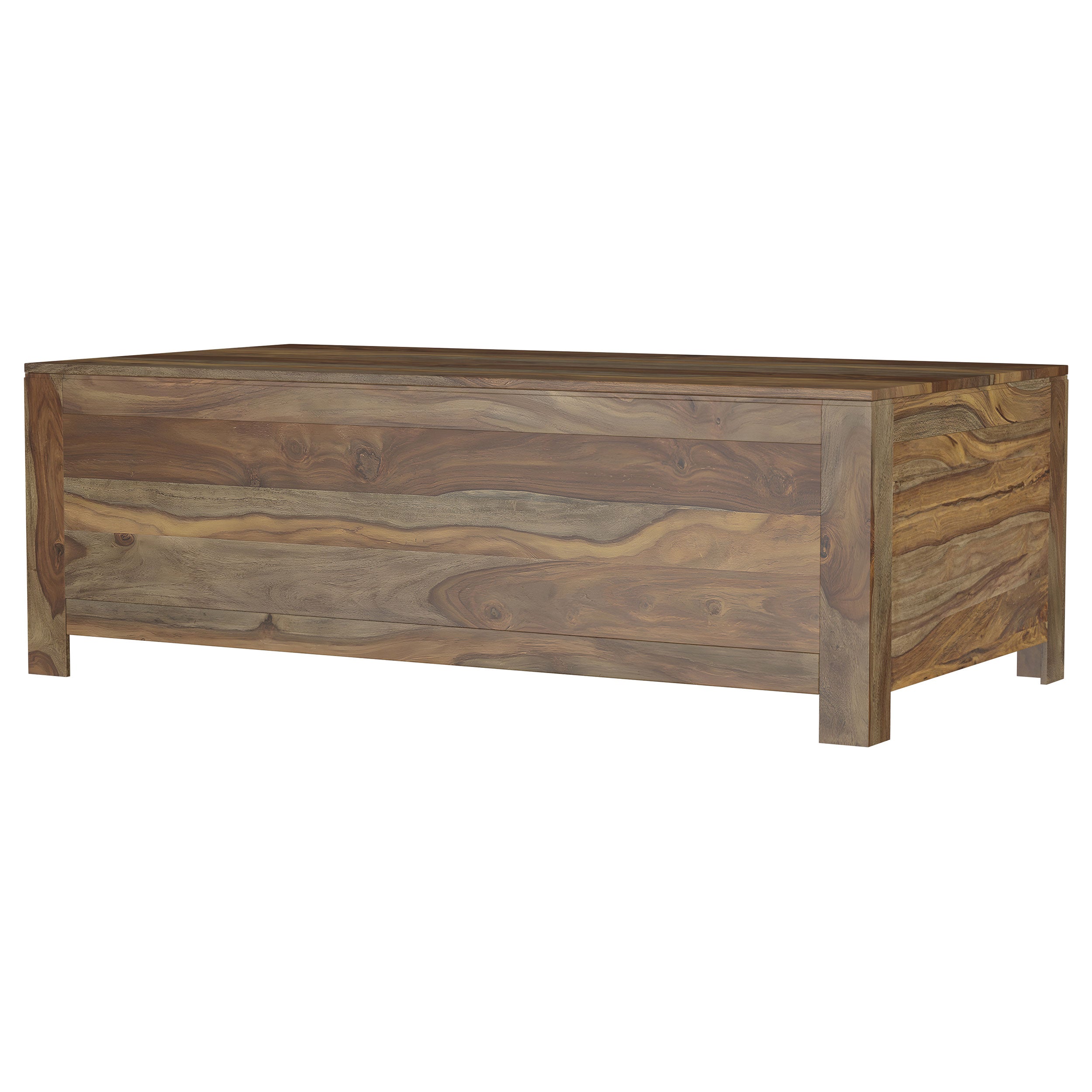Esther 6-drawer Solid Wood Coffee Table Natural Sheesham — view 7