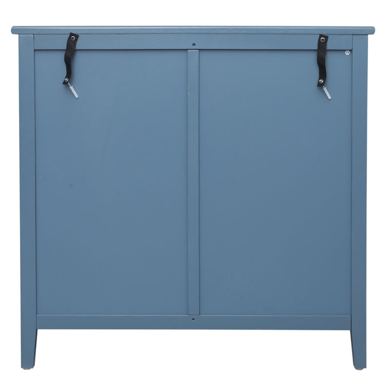 3 Drawer Cabinet, Natural Rattan, American Furniture