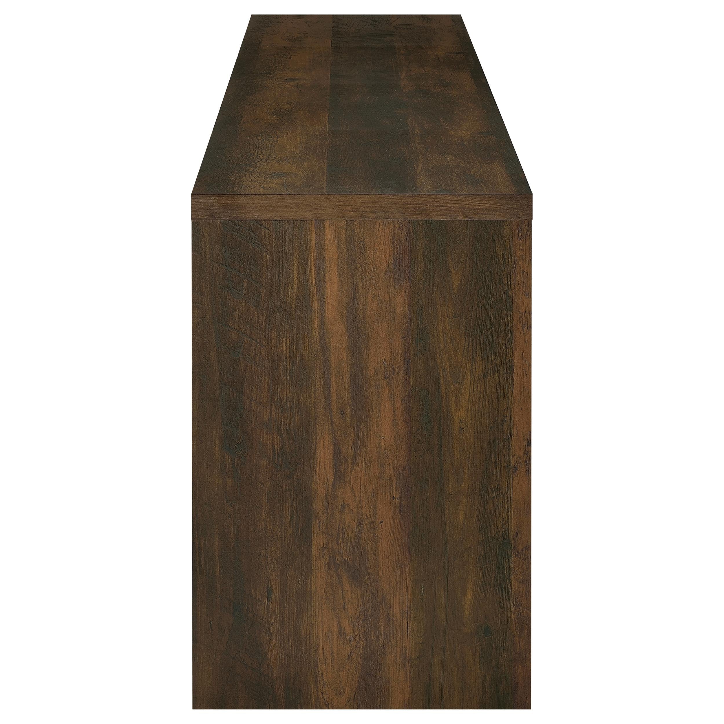Laughlin 4-door Engineered Wood 78-inch TV Stand Dark Pine — view 6