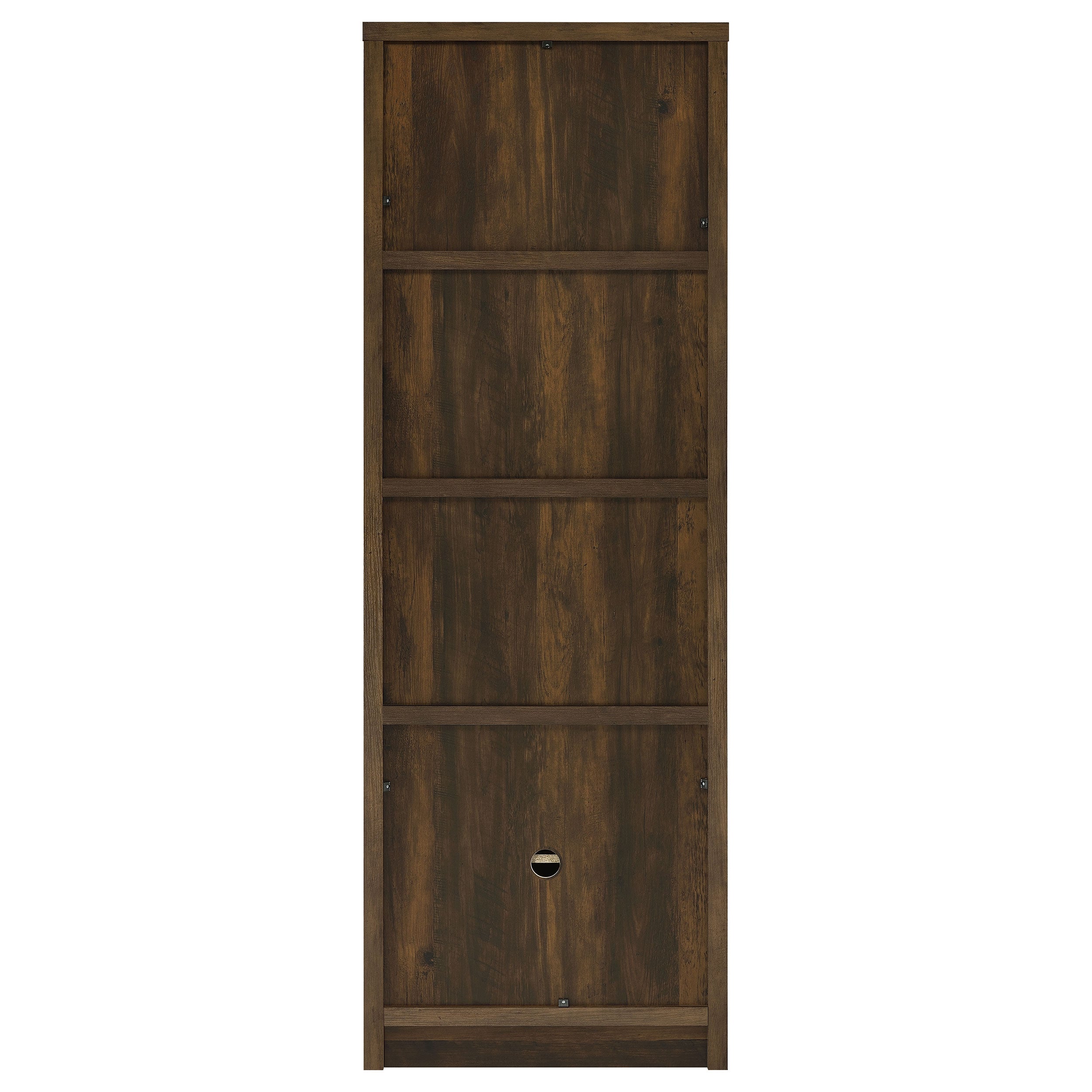 Laughlin 4-shelf Engineered Wood Media Tower Dark Pine — view 8