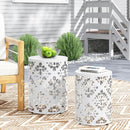 Outdoor Metal Modern Design End Table