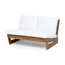 Outdoor Loveseat With Cushions - Teak