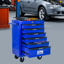 Rolling Metal Tool Chest With Drawers, Steel Storage Cabinet With Ball Bearing Slides