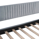 Upholstered Daybed Sofa Bed With Trundle Bed