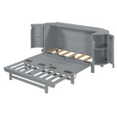 Murphy Bed With Hidden Storage & Modern Woven Design