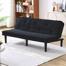 Versatile Corduroy Sofa Bed With Solid Wood Frame