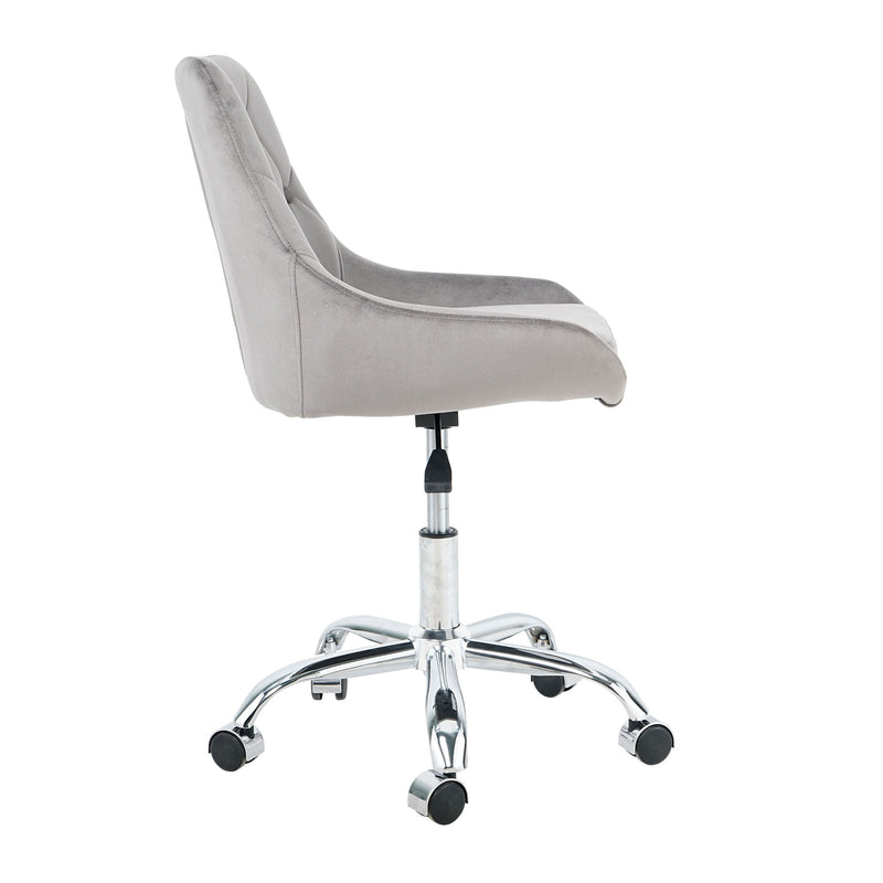 Adjustable And Space-Saving Chair With Golden Electroplated Legs