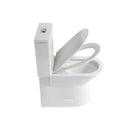 1 Piece Toilet With Dual Flush & Rimless Bowl - Glossy White