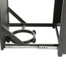 Aluminum Rectangle Fire Table With Fire Glass And Cover - Antique Bronze