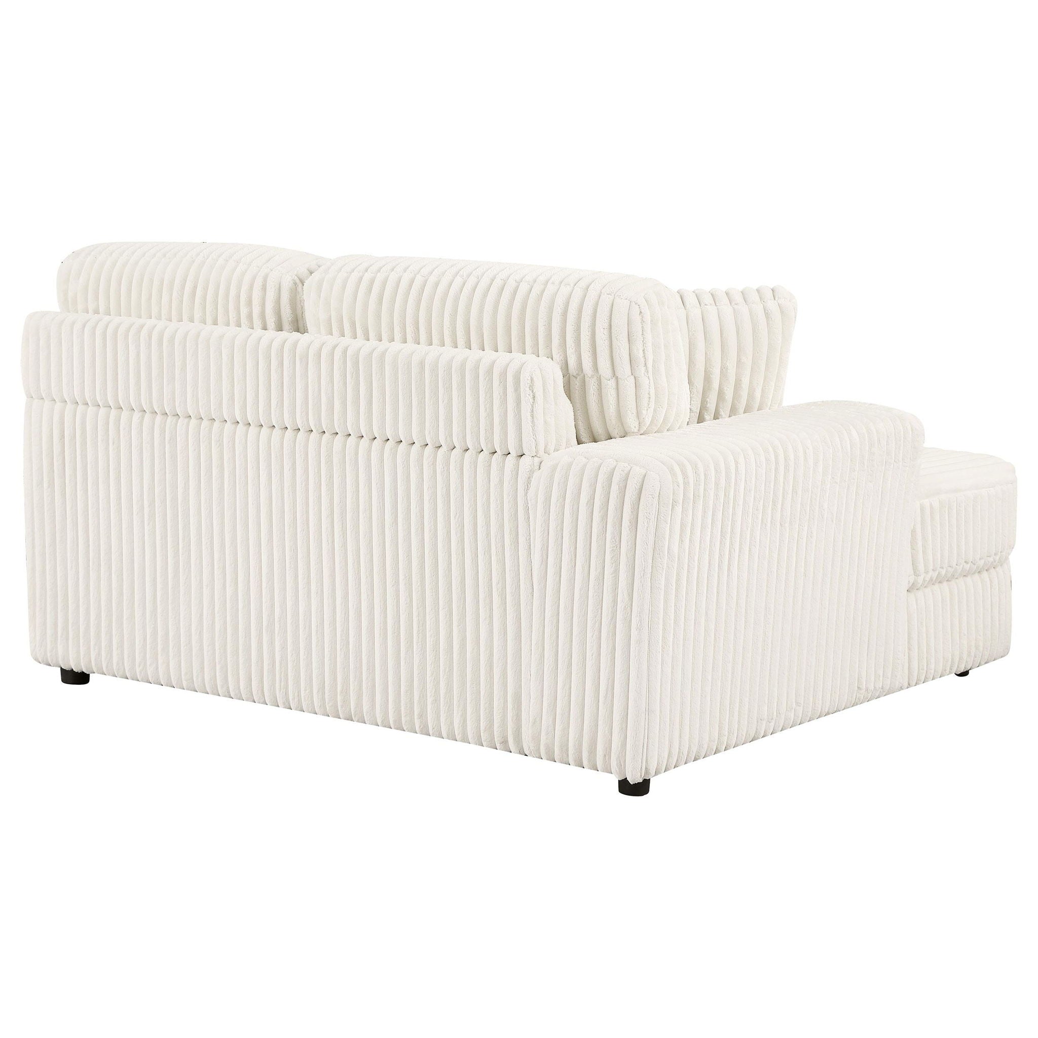 Emberson Upholstered LAF Loveseat Ivory