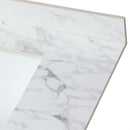 Elegant Sintered Stone Bathroom Vanity Top With Rectangular Undermount Ceramic Sink