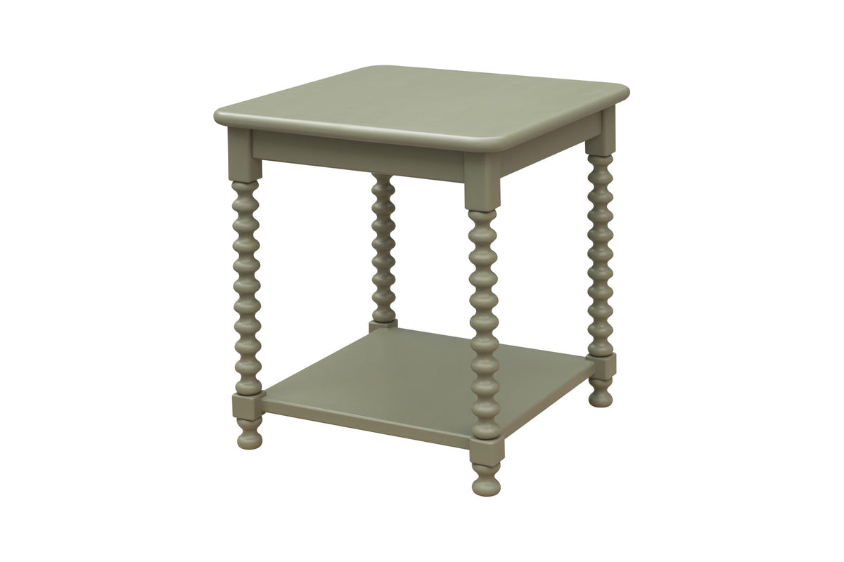 Robin Square End Table (Olive)