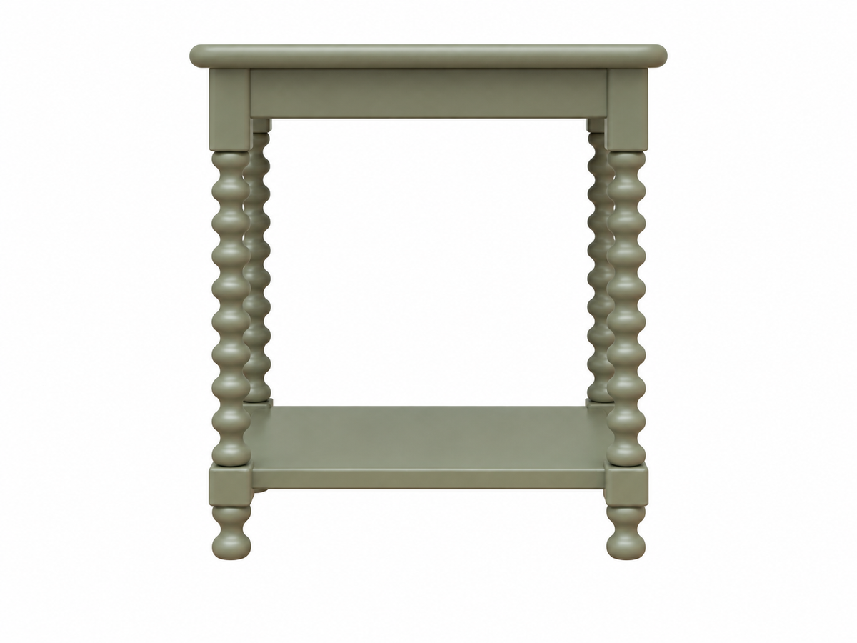 Robin Square End Table (Olive)