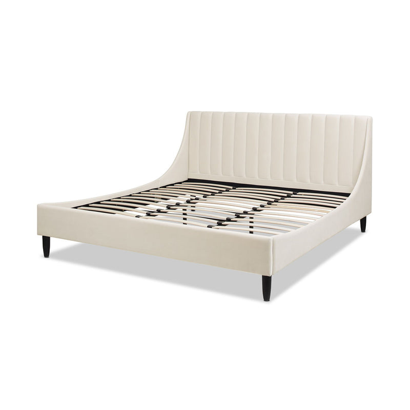 Aspen - Vertical Tufted Modern Headboard Platform Bed Set