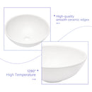 Modern Ceramic Circular Vessel Bathroom Sink