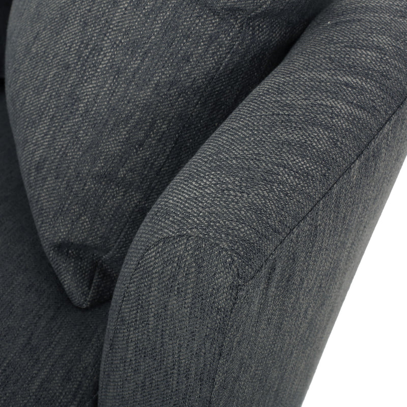 Swivel Club Chair With Circular Design