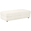 Emberson - Upholstered Rectangular Storage Ottoman - Ivory