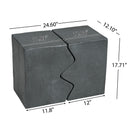 Rectangular Outdoor Indoor Accent Side Table (Set of 2)