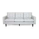 Jenny - Contemporary Tufted Fabric 3 Seater Sofa