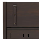 Connaught - Entryway Storage Bench With Shelf - Chestnut