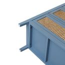 3 Drawer Cabinet, Natural Rattan, American Furniture