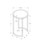 Round Accent Side Table, Contemporary & Modern