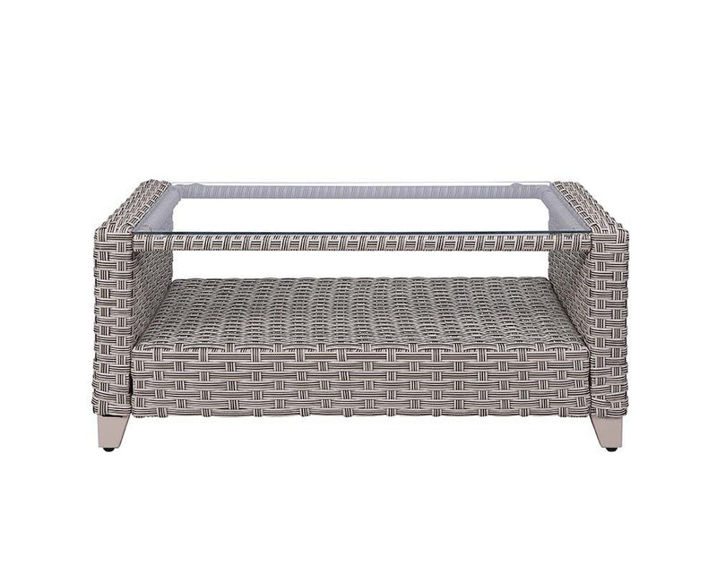 Greeley - Patio Set - Gray Fabric & Gray Finish