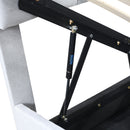 Upholstered Platform Bed With A Hydraulic Storage System