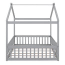 Bed House Bed Frame With Fence