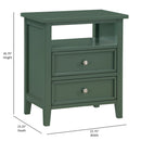 Weston - 2 Drawer Nightstand