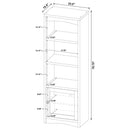 Laughlin - 3 Shelf Engineered Wood Media Tower