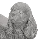 Cocker Spaniel Dog Statue - Gray