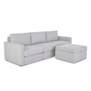 Flex - Sofa with Standard Arm and Storage Ottoman