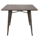 Oregon - Industrial / Farmhouse Dining Table - Espresso
