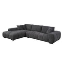 Chosen - Sectional Sofa With Toss Pillows And Chaise