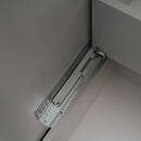 Freestanding Bathroom Vanity With Ceramic Sink, 2 Full Extension Drawers