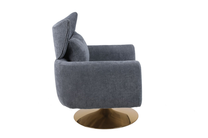 Classic Mid-Century 360-Degree Swivel Accent Chair