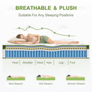 12" Hybrid Mattress With Gel Memory Foam & Pocket Springs