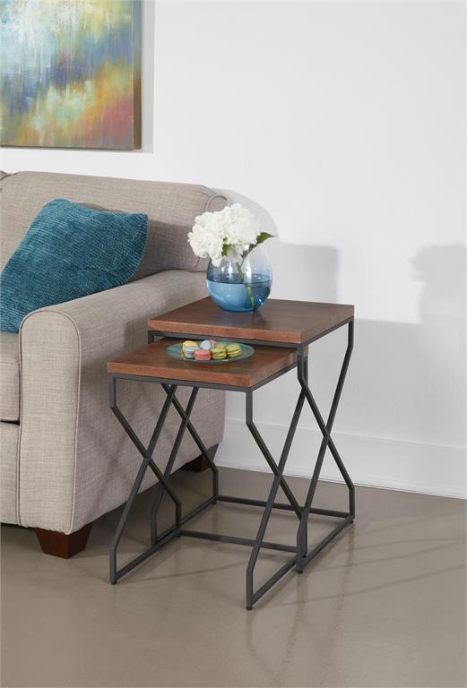 Mosley Modern 2 pc Nesting Table