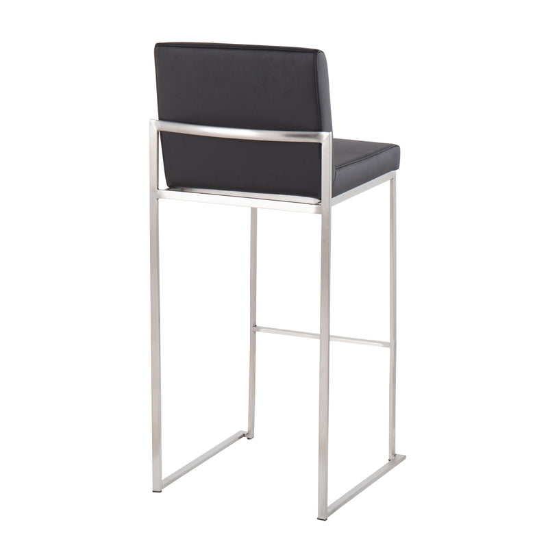 Fuji - Contemporary And Modern Elegance High Back Barstool