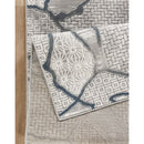 Geometrix - 5'3" X 7'3" Area Rug, Geometric 3D Effect - Gray / Ivory
