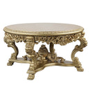 Bernadette - Dining Table - Gold Finish - 32" - Atlantic Fine Furniture Inc