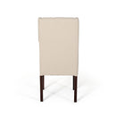 Sophisticated Tufted Dining Chair With High Back Design