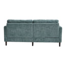 Chenille 2 Seater Sofa With LED Light, USB Charging Port, And Storage Bag