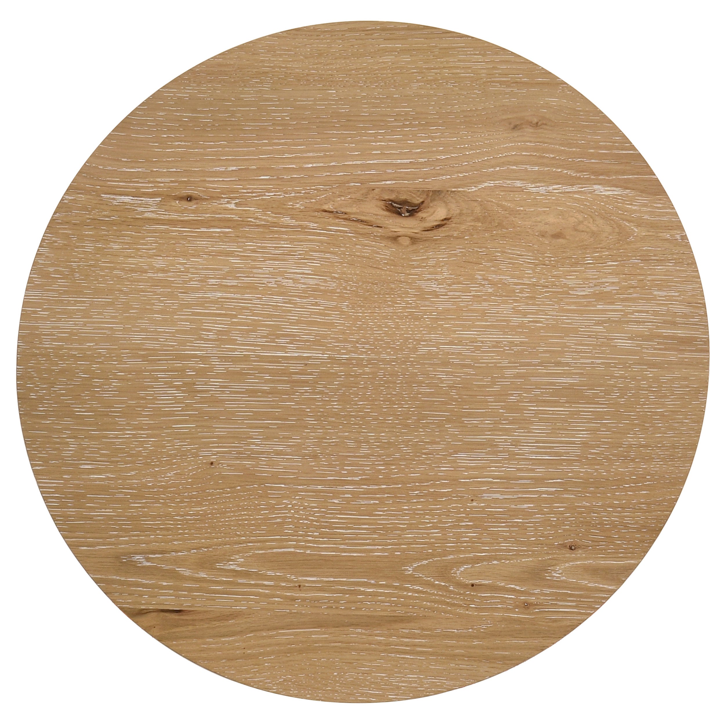 Kessler 2-piece Round Sculptural Wood Coffee Table Set Light Oak — view 6